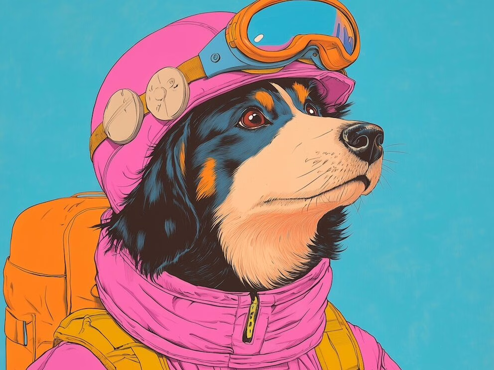 Dog Astronaut Explorer Dog astronaut explorer illustrating performance analytics and optimization features.
